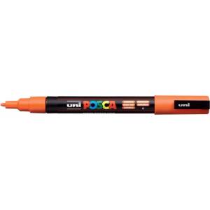 uni Декоративен маркер, 0, 9-1, 3 мм, UNI "Posca PC-3M", оранжев 284604000 (284604000)