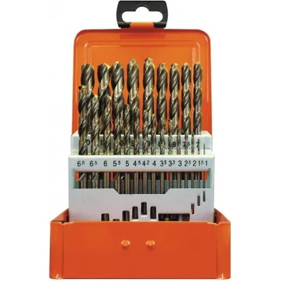 PROJAHN Свредла за метал HSS-Co Ø 1-10 мм, комплект 19 броя Еco Projahn