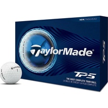 TaylorMade TP5 biele 3 x 3 ks