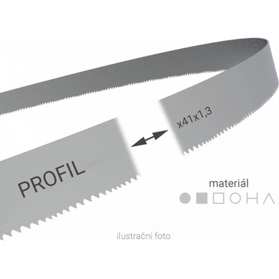 Wikus Pilový pás svařovaný na míru PROFIL 41x1,3mm 2-3