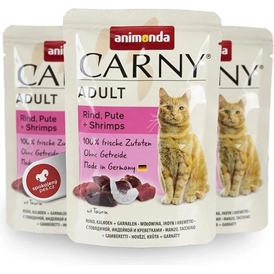 Animonda Carny Adult hovädzie morka a ráčiky 85 g