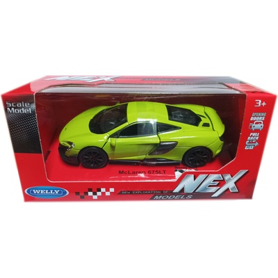 Welly Метална кола с отварящи се врати McLaren 675 LT Welly