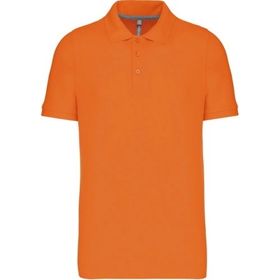 Kariban VINTAGE PIQUÉ K241 pánská polokošile s krátkým rukávem orange