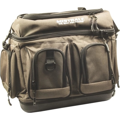 Mistrall Rybářská Taška s Pevným Dnem a Kapsami 44x27x35 cm