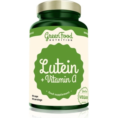 GreenFood Nutrition Lutein + Vitamin A kapsuly na podporu zdravia zraku 94 g