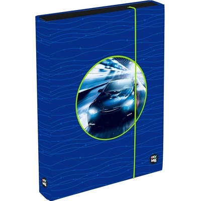 Oxybag Sherpy desky na školní sešity A4 Jumbo Blue