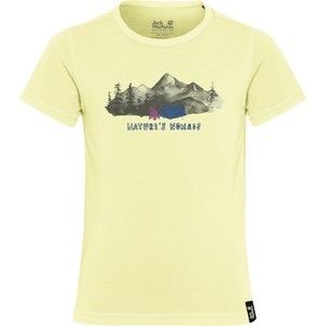 Jack Wolfskin Детска спортна тениска Jack Wolfskin Kid's Hiking Graphic T-Shirt Sport shirt - Print Daisy - размер 164 (EU) (704-5895-0116)