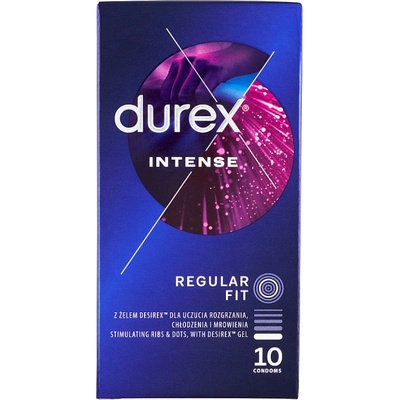 Durex Intense Regular Fit 10 ks
