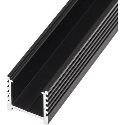 T-LED Nástěnný LED profil NP12C - černý 092214