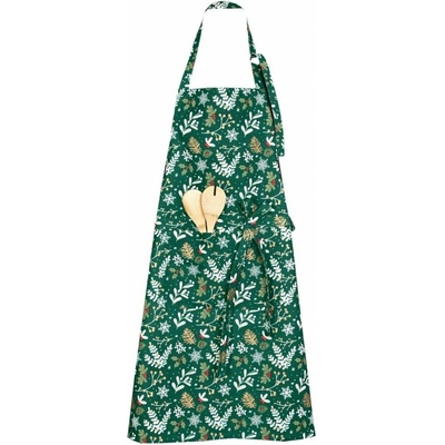 Forbyt Kuchyňská vánoční zástěra Větvičky 25800 70x90 cm