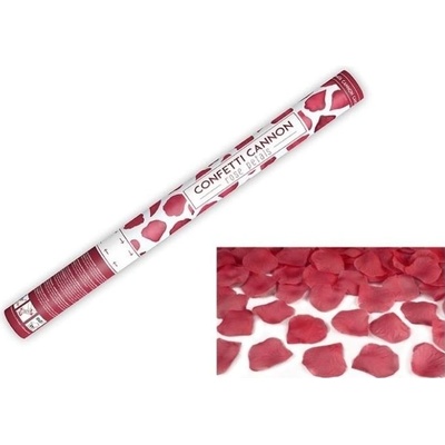 Konfety 60 cm OKVĚTNÍ LÍSTKY RUDĚ ČERVENÉ Svatba Valentýn PARTYKONF – Zbozi.Blesk.cz