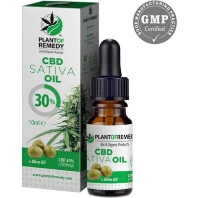 PLANT OF LIFE CBD/CBG Kapky Olivový olej s CBD 30% Izolátový 10 ml