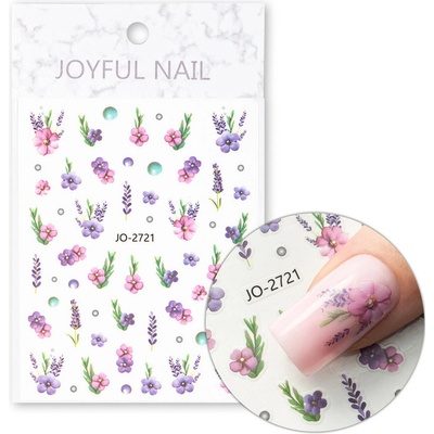 Joyful Nail Nálepky na nechty Flowers JO-2721