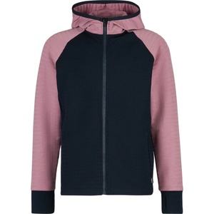 Stoic Детско вълнено яке Stoic Kid's MerinoFleece260 FlenSt. Jacket with Hood Merino jacket - Dark Orchid / Dark Navy - размер 140 (EU) (703-6424-0214)