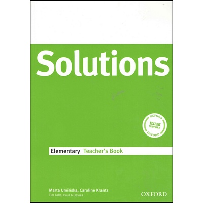 Maturita Solutions Elementary Teacher's Book - Umińska M., Krantz C.