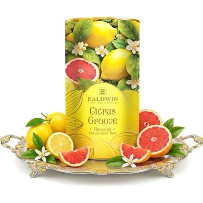 Ealdwin Citrus Groove sypaný zelený čaj 100 g