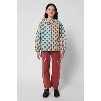 Bobo Choses Детска памучна риза Bobo Choses Geometric Scacs (225AC054)