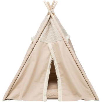 TRIXIE Teepee Boho с възглавница - бежово 55 x 65 x 55 см