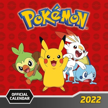 Danilo Oficiální Pokémon mini pro rok nástěnný 2022