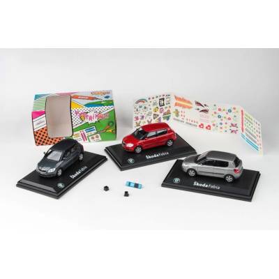 Abrex Škoda Fabia II mix Malý Návrhář 1:43