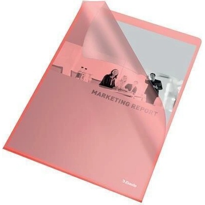 Esselte Standard A4 115 mikronů červený matný 25 ks