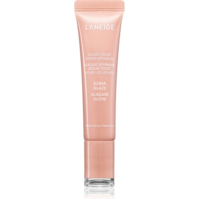 LANEIGE Glaze Craze Tinted Lip Serum тониращ балсам за устни цвят Sugar Glaze 12 гр