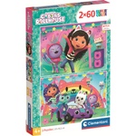 Clementoni Детски пъзел Clementoni от 2 x 60 части - Gabby's Dollhouse (24819) - baby