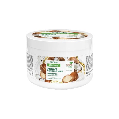 AROMA Маска за коса aroma natural Арган и Кокосово мляко 450 мл (ар-02-33)