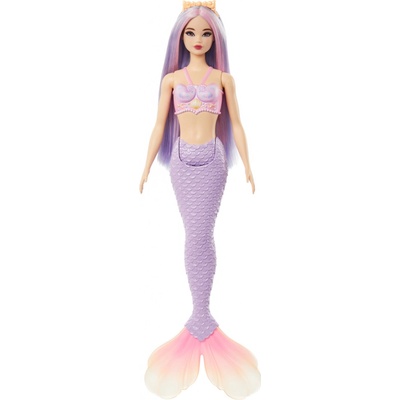 Barbie Morská Panna Dotyk mágie fialový chvost fialové vlasy HRR06