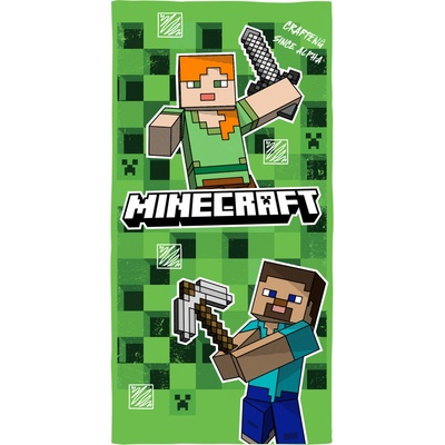 Plážová osuška 70 x 140 cm Minecraft – Zboží Mobilmania