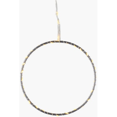 Svítící dekorace Liva Circle Silver 25 cm Sirius