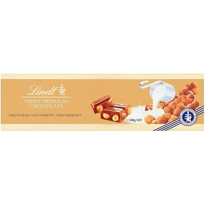 Lindt Zlatá Mliečna čokoláda s lieskovými orieškami 300 g