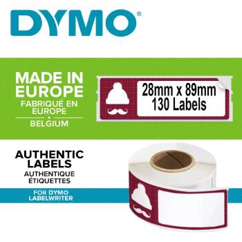 DYMO Etichete Dymo LabelWriter Lumberjack Holiday, постоянни, 28mmx89mm, хартия бял, свалящи се (DY1960101)