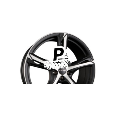 RONAL R62 8x19 5x114,3 ET40 matt black polished