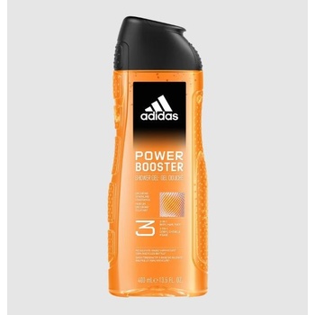 Adidas Power Booster energizujúci sprchový gél 3v1 400 ml