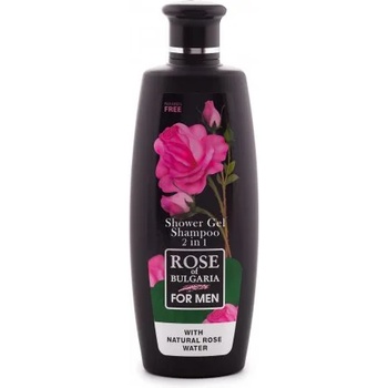 Biofresh Cosmetics Rose of Bulgaria for men Showe Gel Shampoo 2in1 - Мъжки душ гел-шампоан 2в1