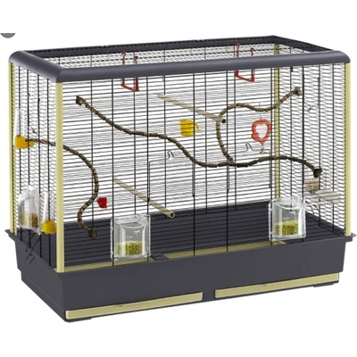 Ferplast - Cage Piano 6 - Оборудвана клетка за птици - размер 87 х 46, 5 х 70 см