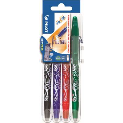 Sada Set2Go 4 kusy Roller FriXion Ball, 0.7, (M) stredné, Basic - PILOT – Hledejceny.cz