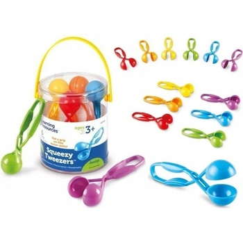 Learning Resources Stlačovací pinzety pro nejmenší 6 ks