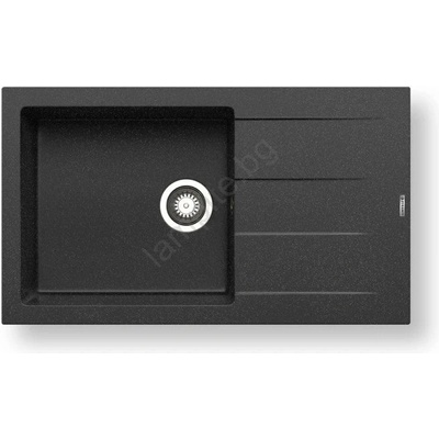 Pyramis 70107111 - Кухненска мивка ATHLOS 86x50 см гранит/черен (PY0014)