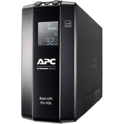 APC Back UPS Pro BR 900VA, 6 Outlets, AVR, LCD Interface (BR900MI)