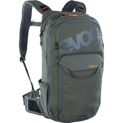 Evoc Раница за колоездене Evoc Stage 12 Cycling backpack - Dark Olive - размер One Size (502-8380-0211)