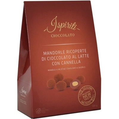 ISPIRITI Mandle v mléčné čokoládě se skořicí 120 g
