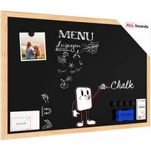 Allboards TM64BKB Magnetická tabule 60 x 40 NATURAL TM64BKB