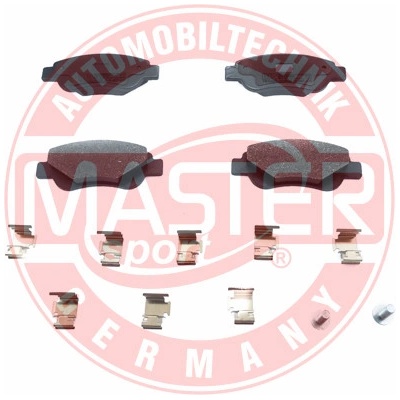 MASTER-SPORT Sada brzdových platničiek kotúčovej brzdy 13046038292NSETMS