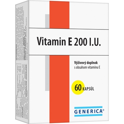 Generica Vitamín E 200 I.U. 60 kapsúl