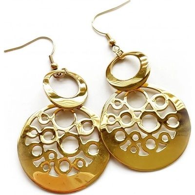 Prošperk Visací náušnice zlaté elegance S5403