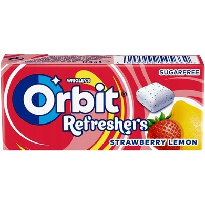 Wrigley's Orbit Refreshers s jahodovou a citrónovou príchuťou 8 x 17,9 g
