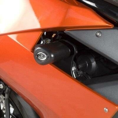 Aero padací chrániče R&G Racing pro motocykly KAWASAKI ER6-F (´09-´11), černé