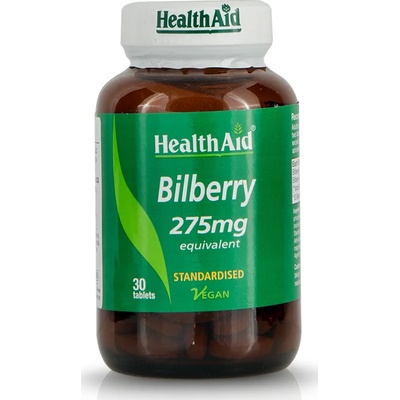 HEALTHAID Хранителна добавка Боровинка, Health Aid Bilberry 275mg 30 Tabs